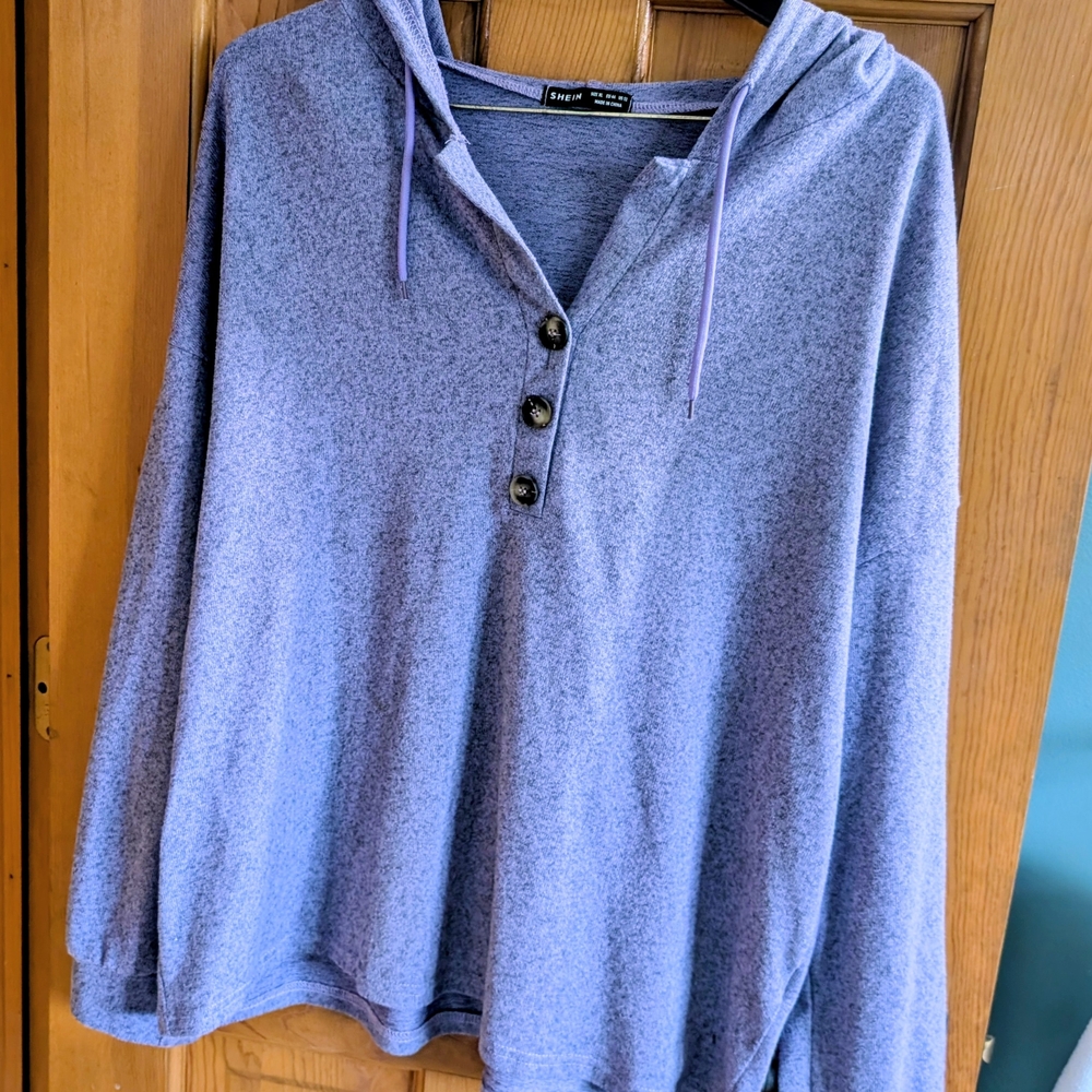 Women's Lavender Hoodie Top